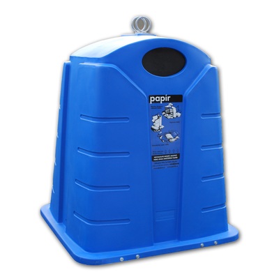 Polyetylénový kontajner 1,5 m3, papier (modrý)