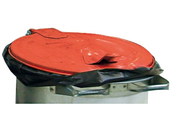 Kuka nádoba 110 l - 0,8 mm - červené veko