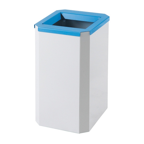 Odpadkový kôš stredný - sivo-modrý