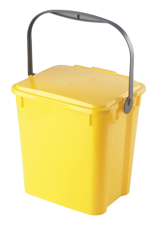 Odpadkový kôš - Urba 10 l - žltý